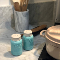 Large Ceramic Mason Jar Salt & Pepper Shakers