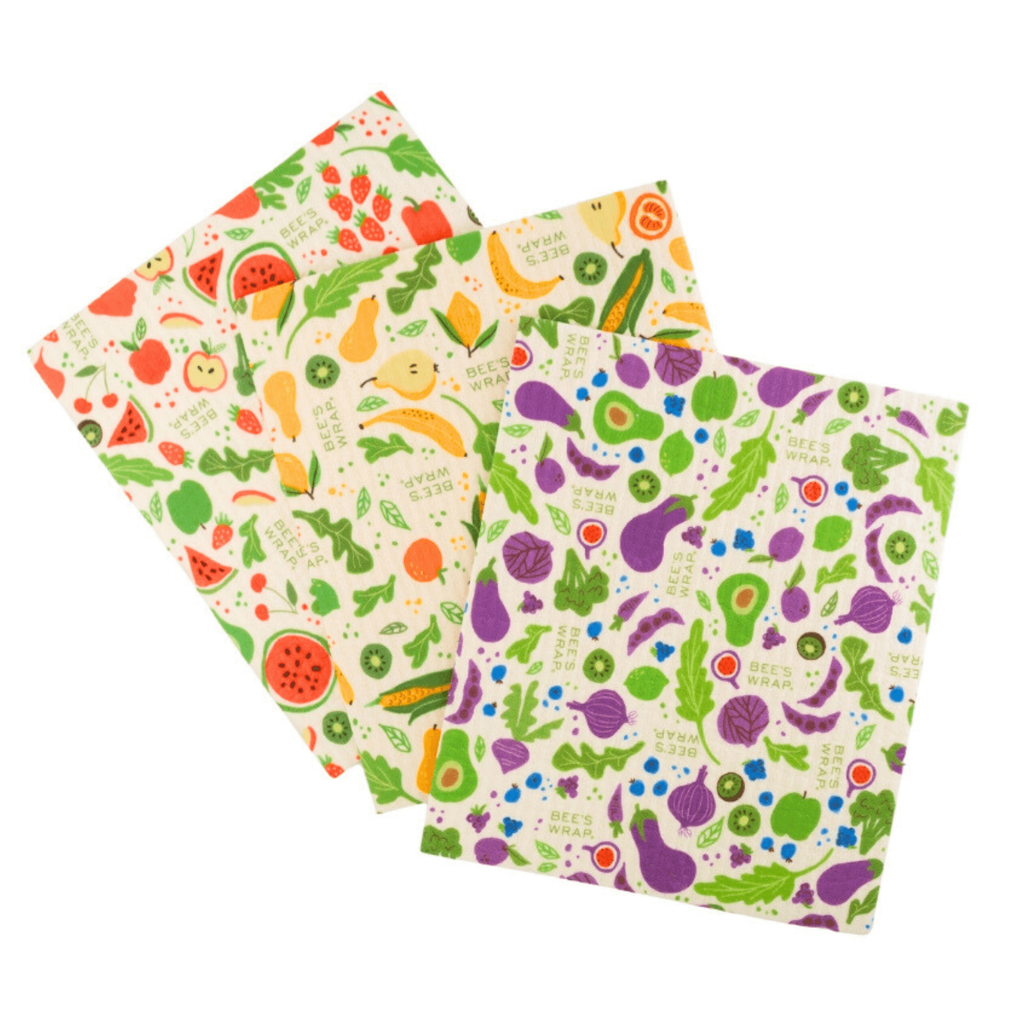 Bee's Wrap®: Garden Party Reusable Swedish Dishcloths