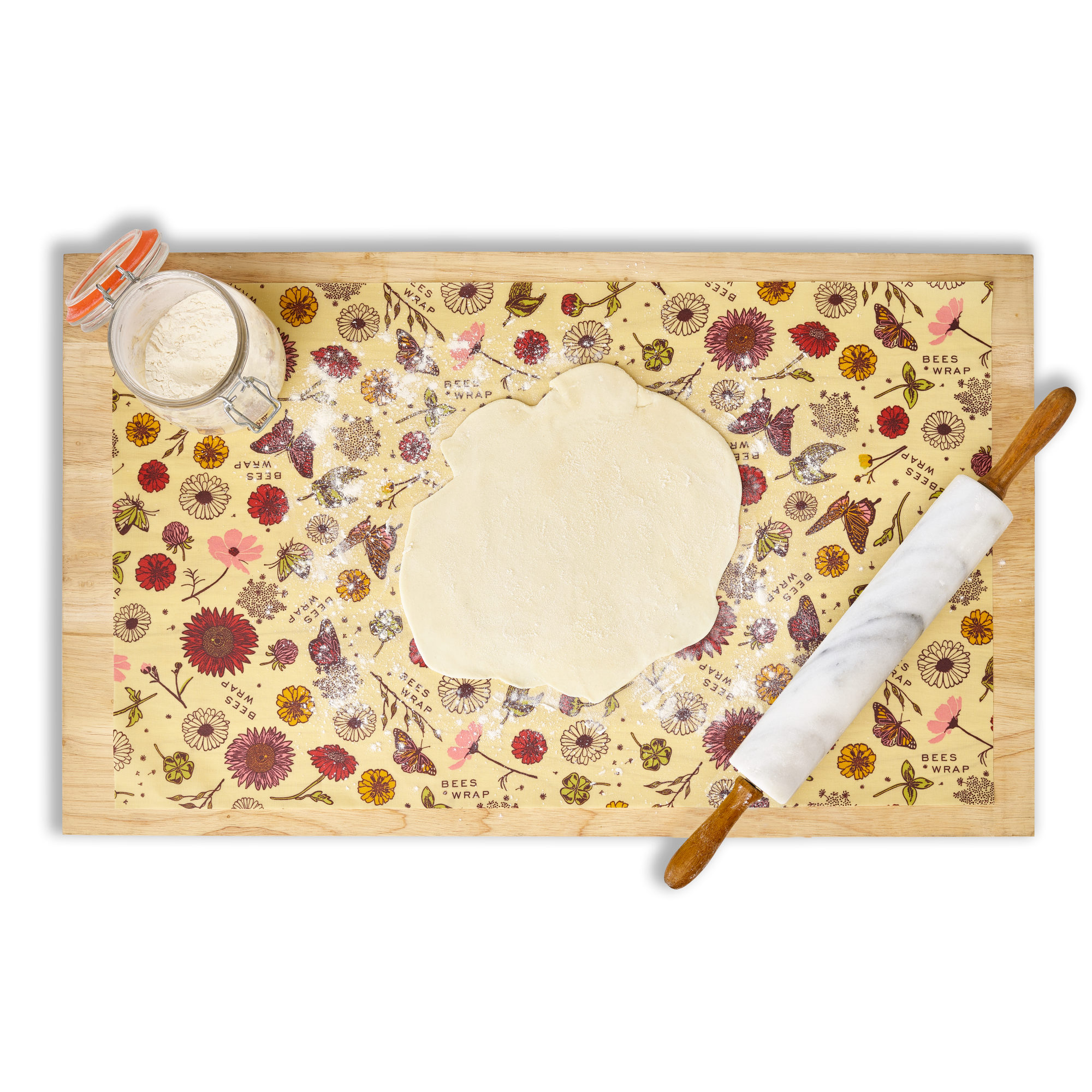 Bee&#39;s Wrap® Bread Wrap - Meadow Magic (17&quot;x 23&quot;)