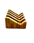 Slanted Bamboo Draining Soap Dish