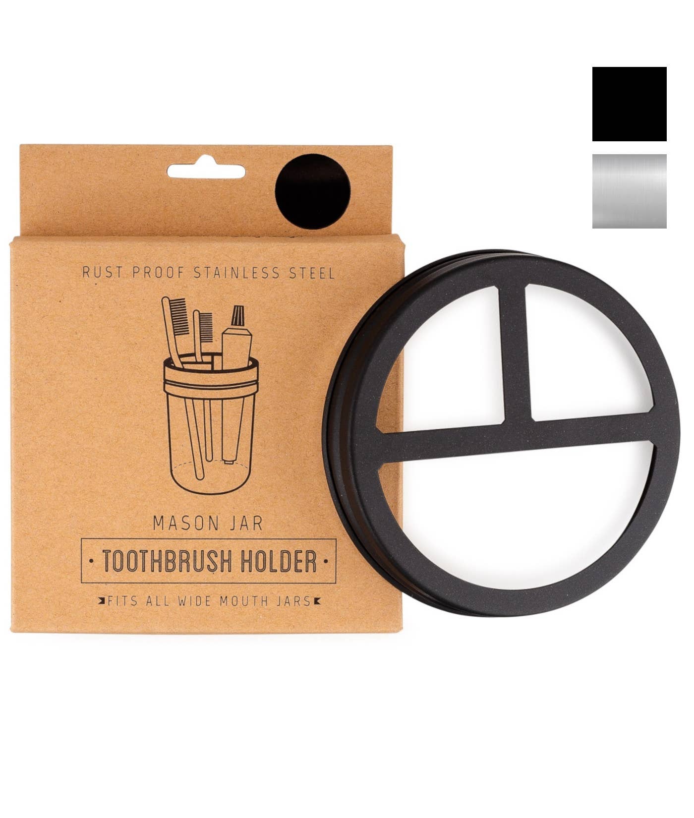 Mason Jar Organizer Lid for Mason Jars (Wide Mouth) | Jarmazing Products
