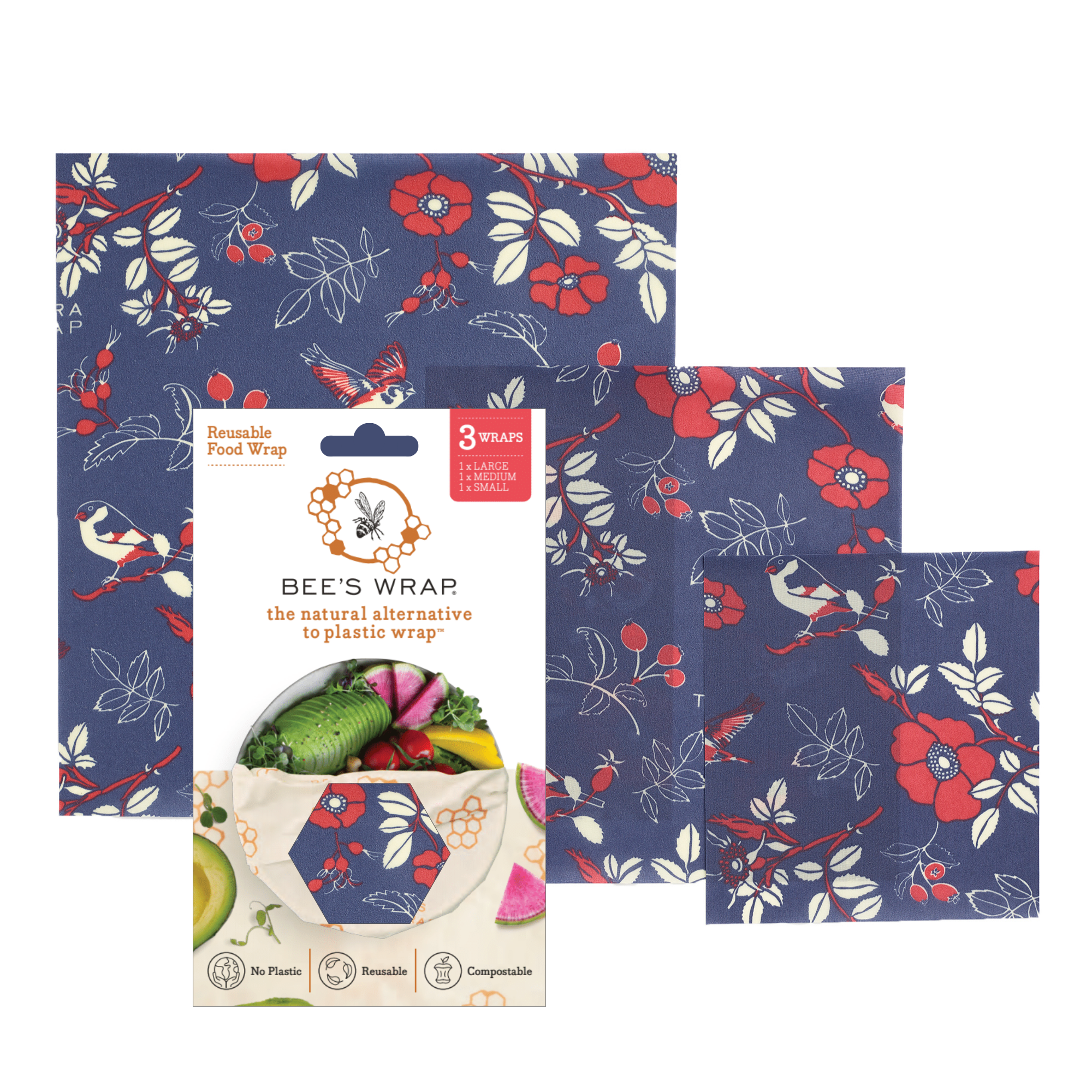 Bee&#39;s Wrap®: Assorted 3 Pack - Botanical