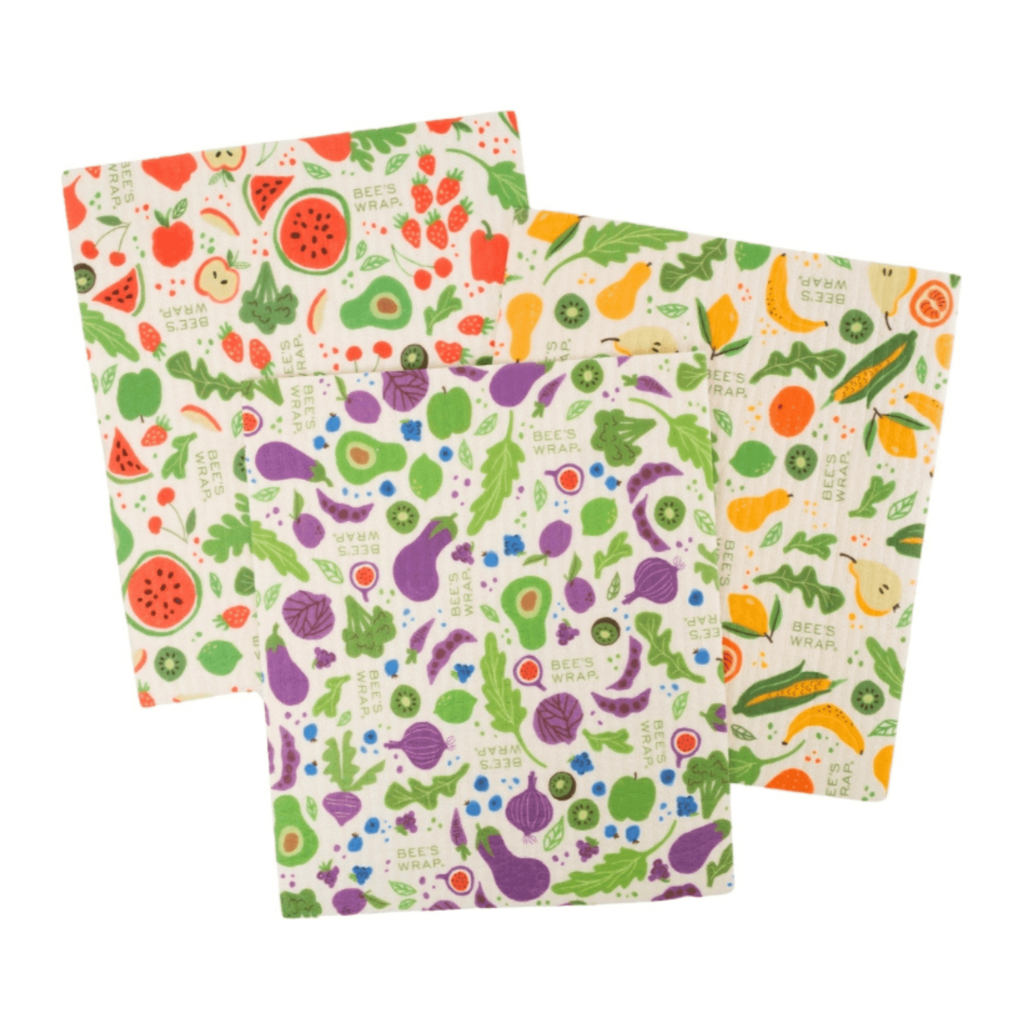 Bee&#39;s Wrap®: Garden Party Reusable Swedish Dishcloths