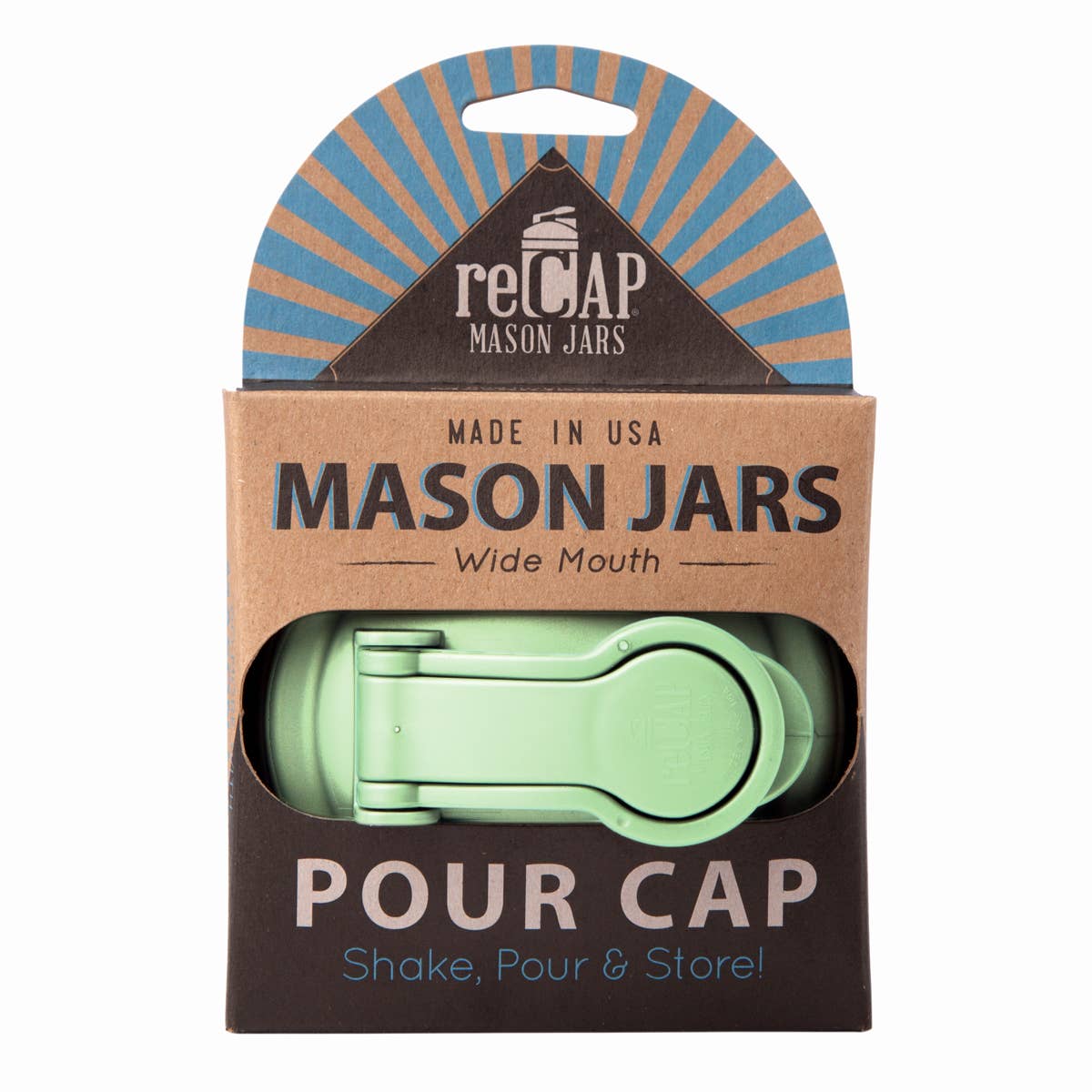 reCAP® Mason Jar Drinking Lid - USA Made, BPA Free | Buy Now