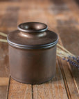 The Original Butter Bell® Crock - Reactive Glaze Bronze Matte