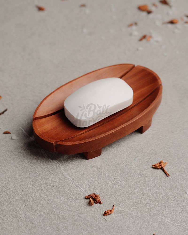 Handcrafted Reclaimed Wood Soap Dish - Round, Oval, Rectangle