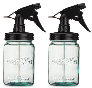 Blue Recycled Glass Mason Jar Sprayer - Two-Pack