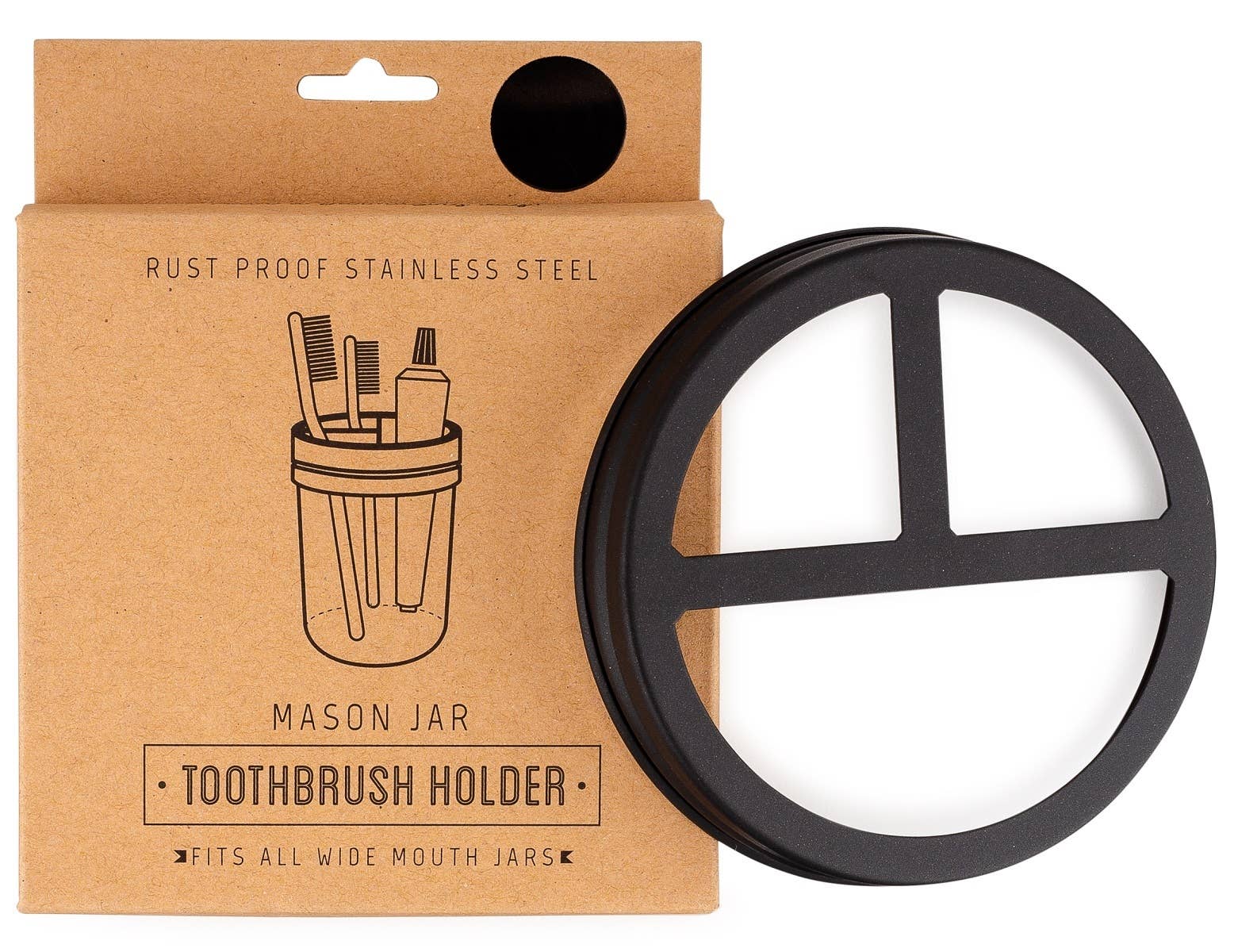 Mason Jar Organizer Lid for Mason Jars (Wide Mouth) | Jarmazing Products
