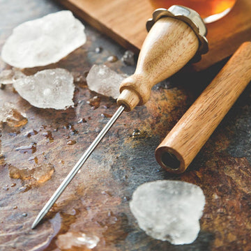 Ice Pick with Wooden Cover