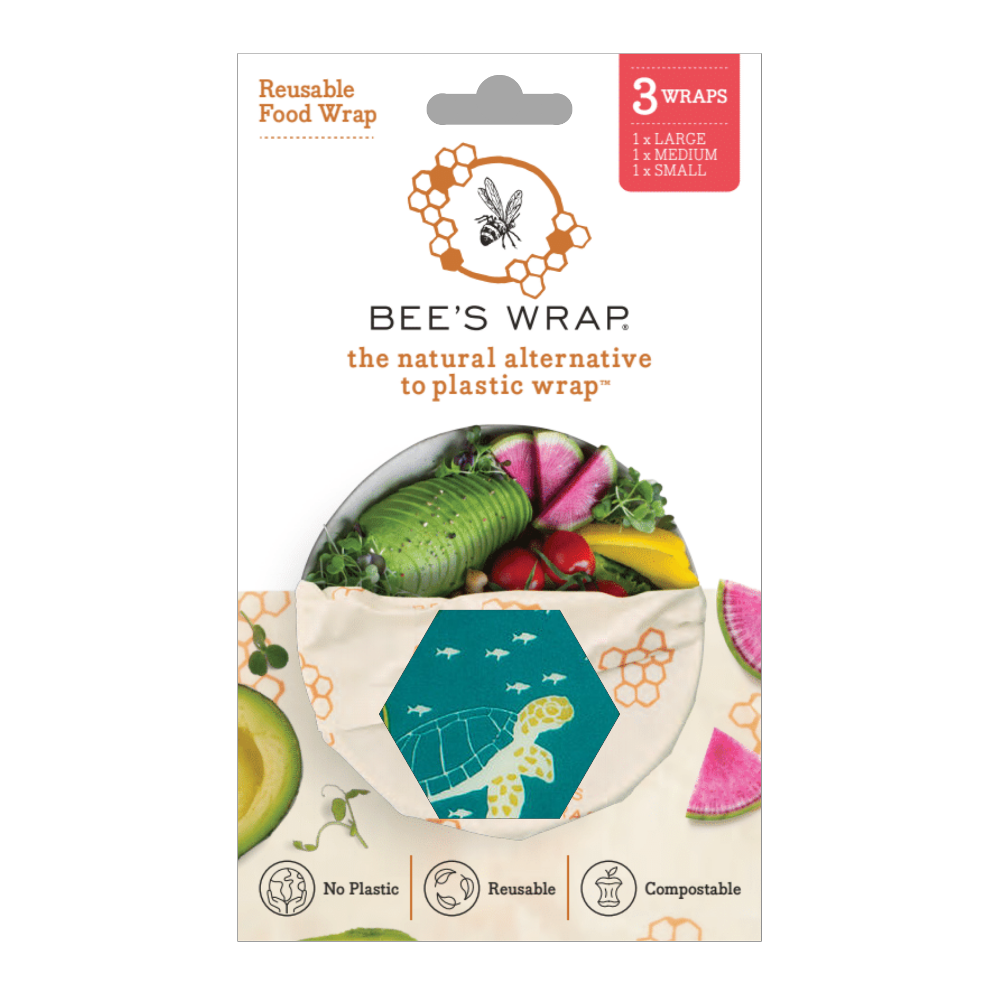 Bee&#39;s Wrap®: Assorted 3 Pack - Oceans