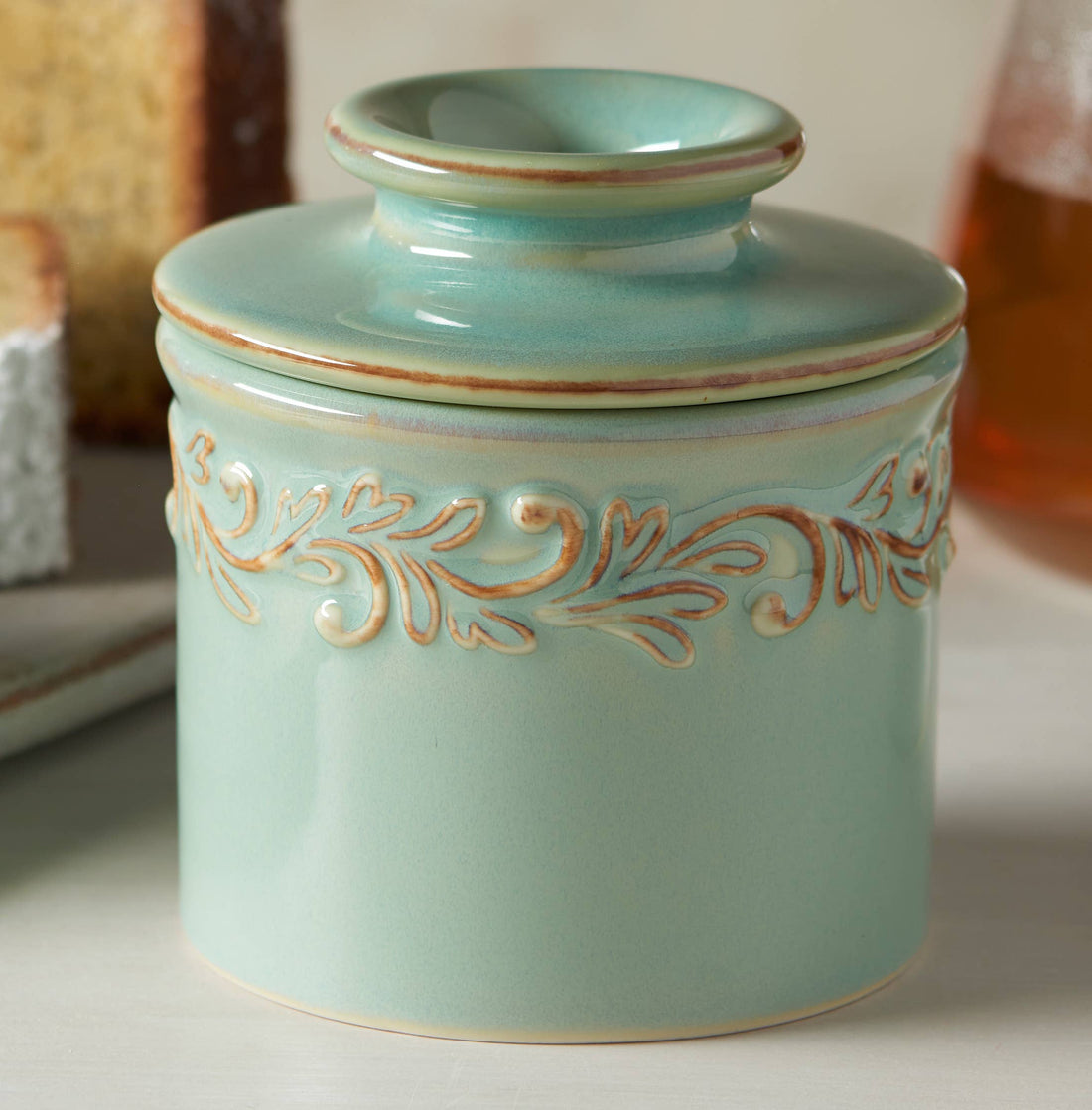 The Original Butter Bell® Crock - Antique Sea Spray