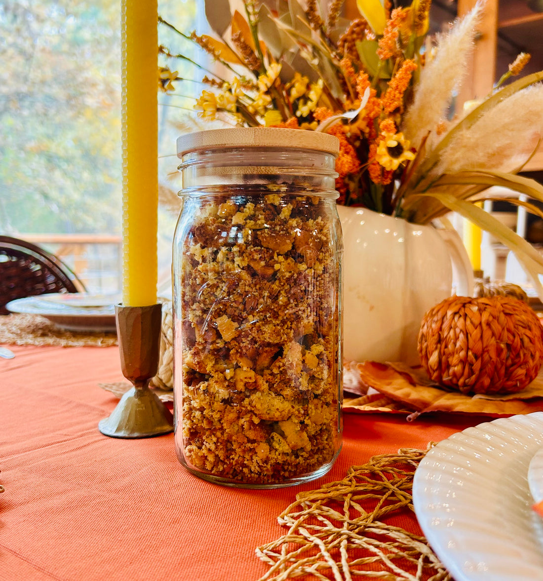 Bamboo Storage Lid for Mason Jars (Regular or Wide Mouth)