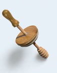 Wooden Honey Dipper Lid Kit for Mason Jars (Regular Mouth)