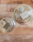 Stainless Steel Drink Lids for Wide Mouth Mason Jars