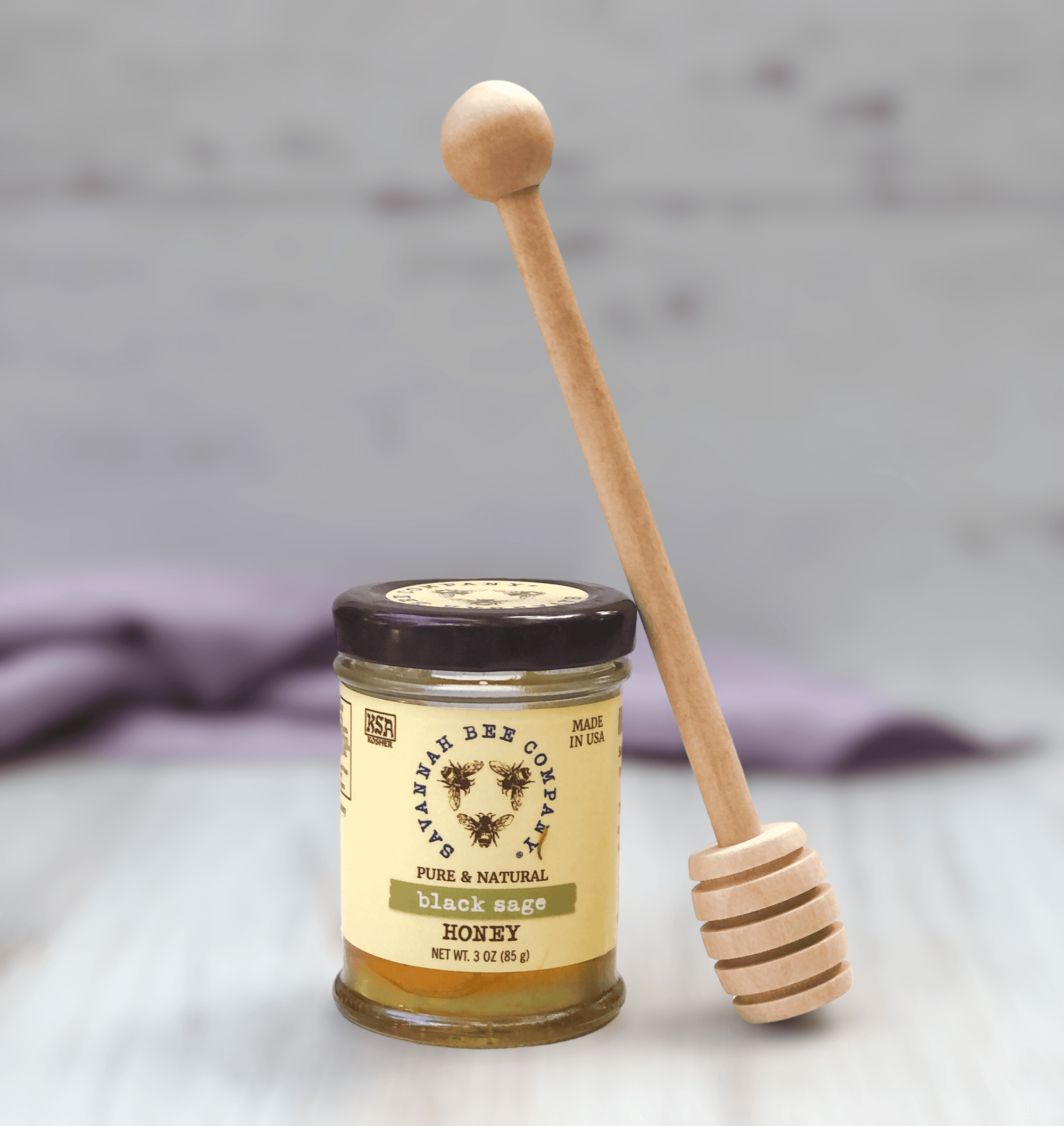 Wooden Honey Dipper Stick