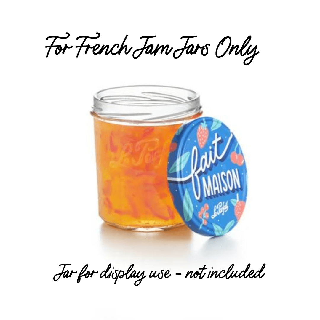 Le Parfait & Bonne Maman Twist Lids for French Jam Jars Set of 6 (82