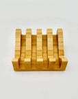 Slanted Bamboo Draining Soap Dish | Zefiro