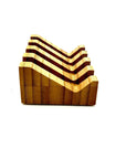 Slanted Bamboo Draining Soap Dish | Zefiro
