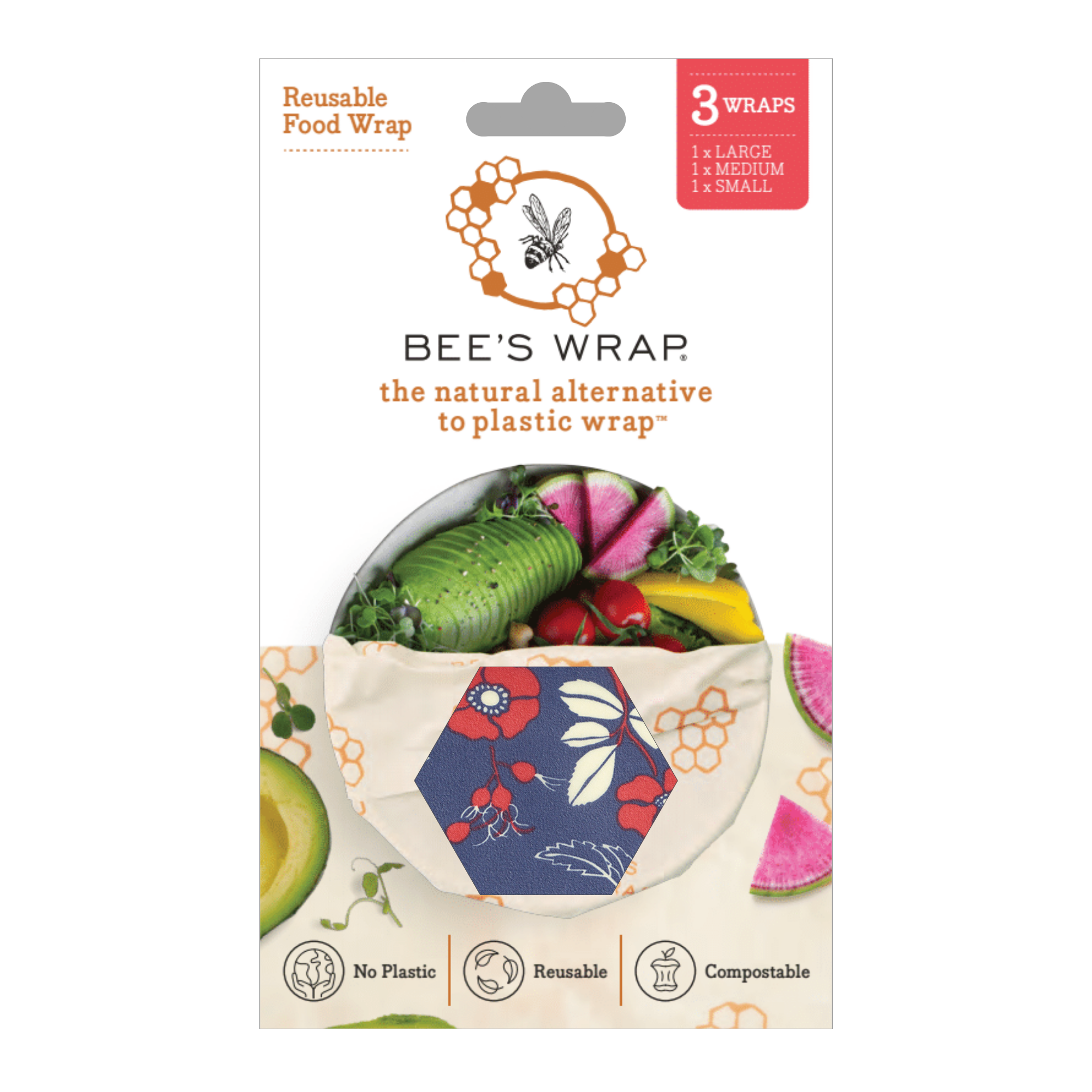 Bee&#39;s Wrap®: Assorted 3 Pack - Botanical