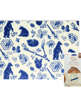 Bee's Wrap® Bread Wrap - Bees & Bears (17"x 23")