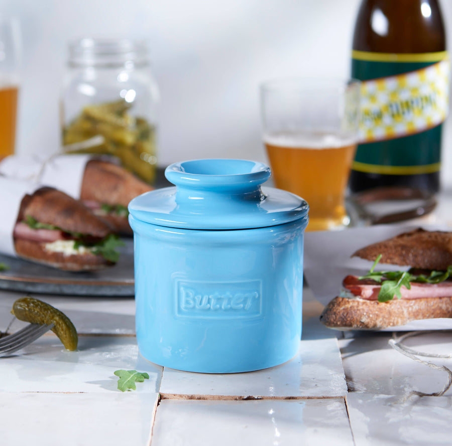 The Original Butter Bell® Crock - Cafe Sky Blue