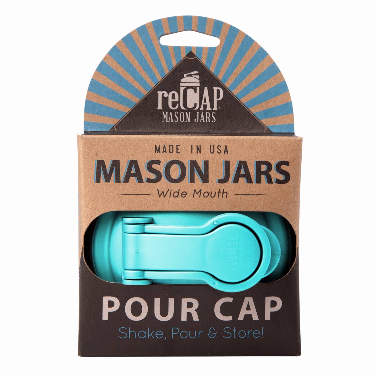 reCAP® Mason Jars Lid POUR Carry Loop (Regular Mouth - Single)