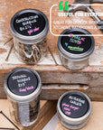 Chalk Tops Chalkboard Lid Inserts for Mason Jars (Regular or Wide Mouth)