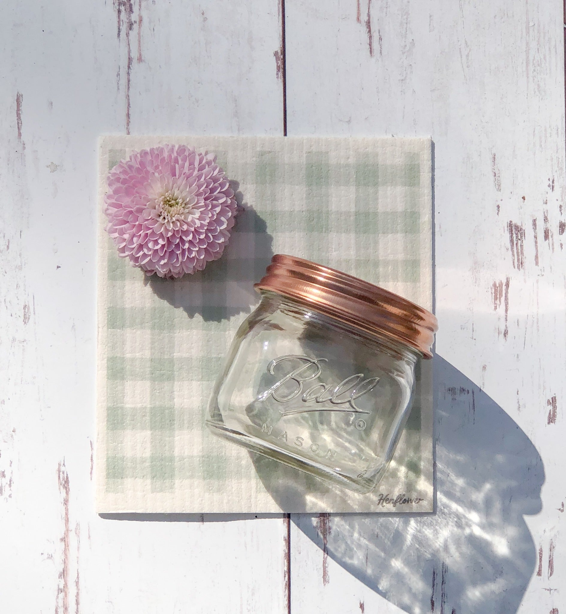 Rustic Copper Finish Mason Jar Lids Set of 4 (Wide Mouth - Jars Not Included)