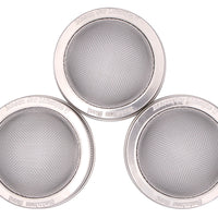 Premium Curved Stainless Steel Sprouting & Sifting Lids for Mason Jars (Regular or Wide Mouth)