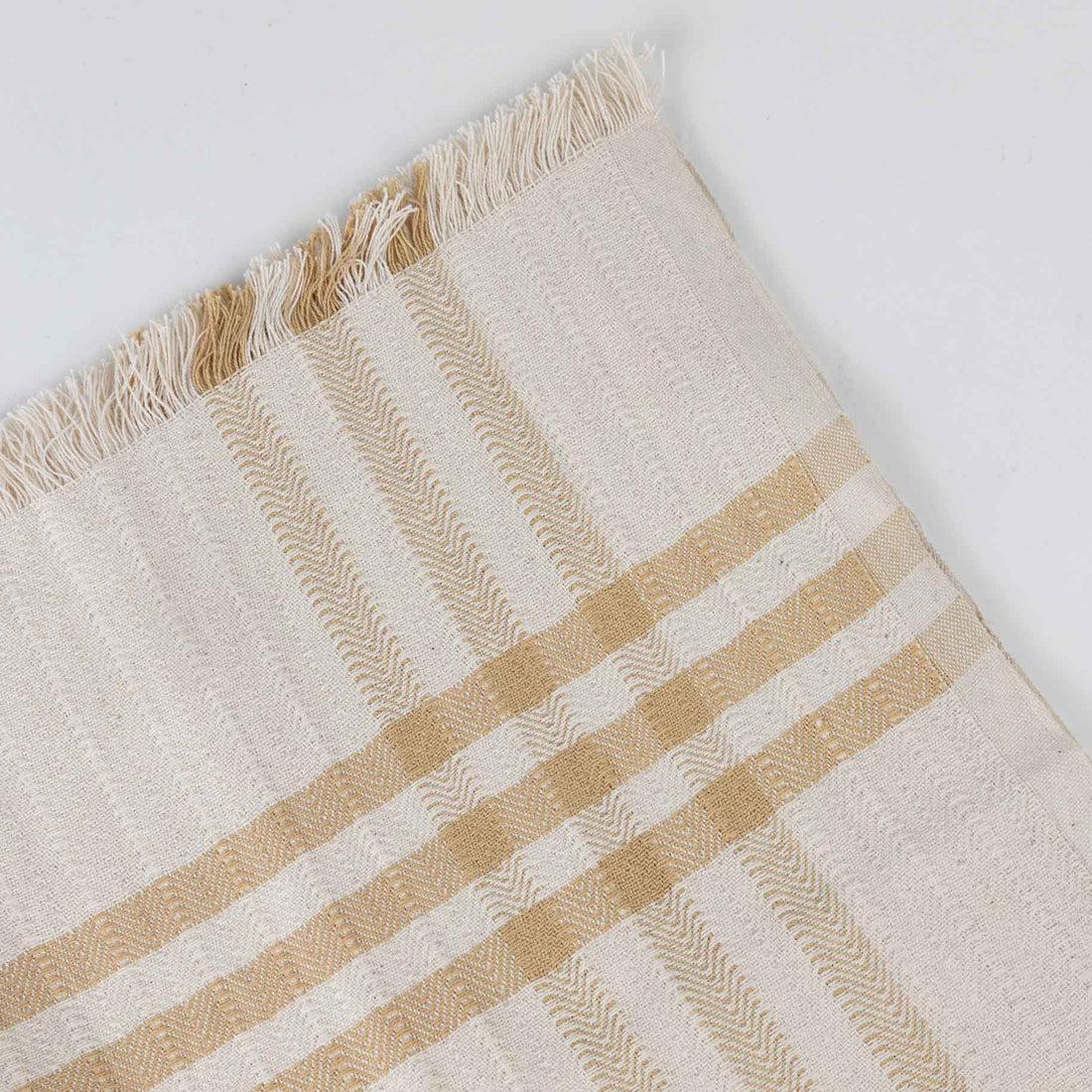 Sunny Stripe Checked Tea Towel