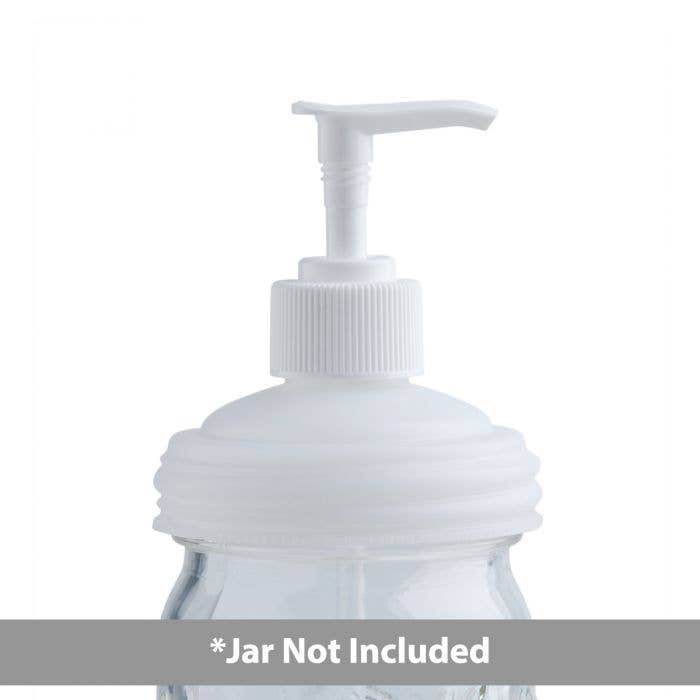 reCAP® BPA Free Plastic Soap Dispenser Lid for Mason Jars (Regular Mouth)