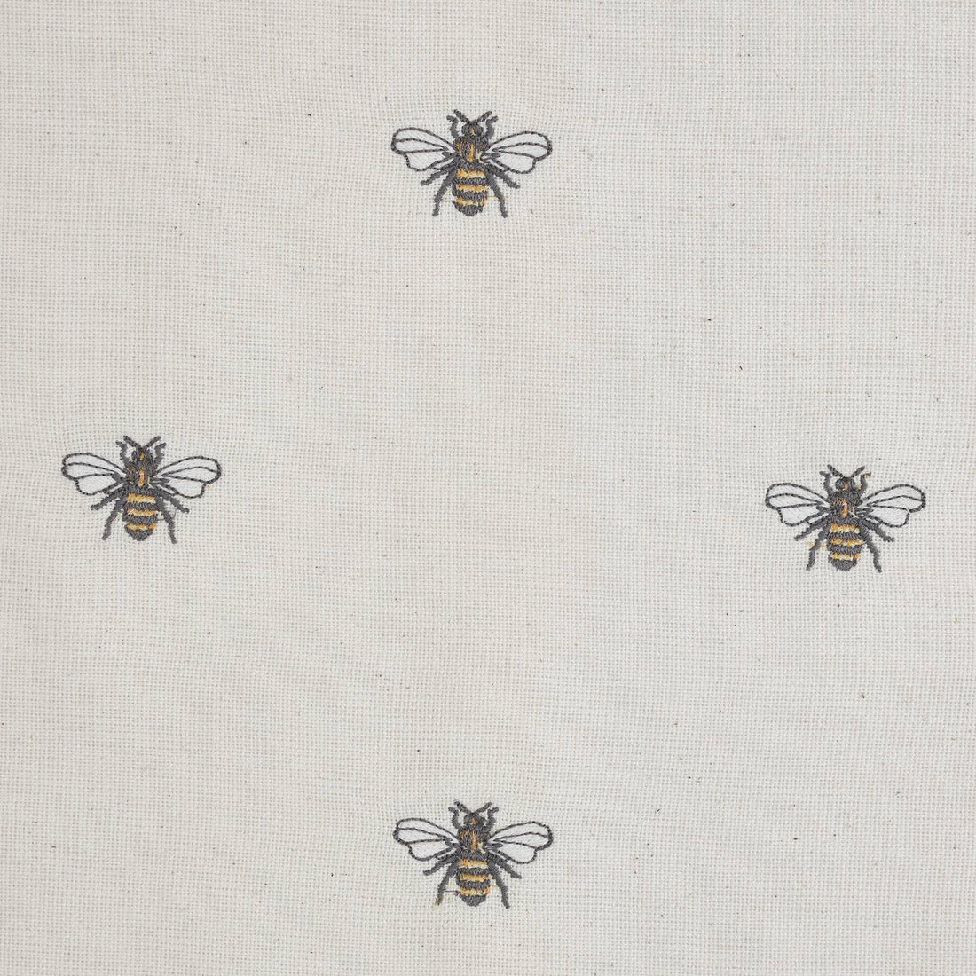 Embroidered Decorative Bee Tea Towel Set of 4