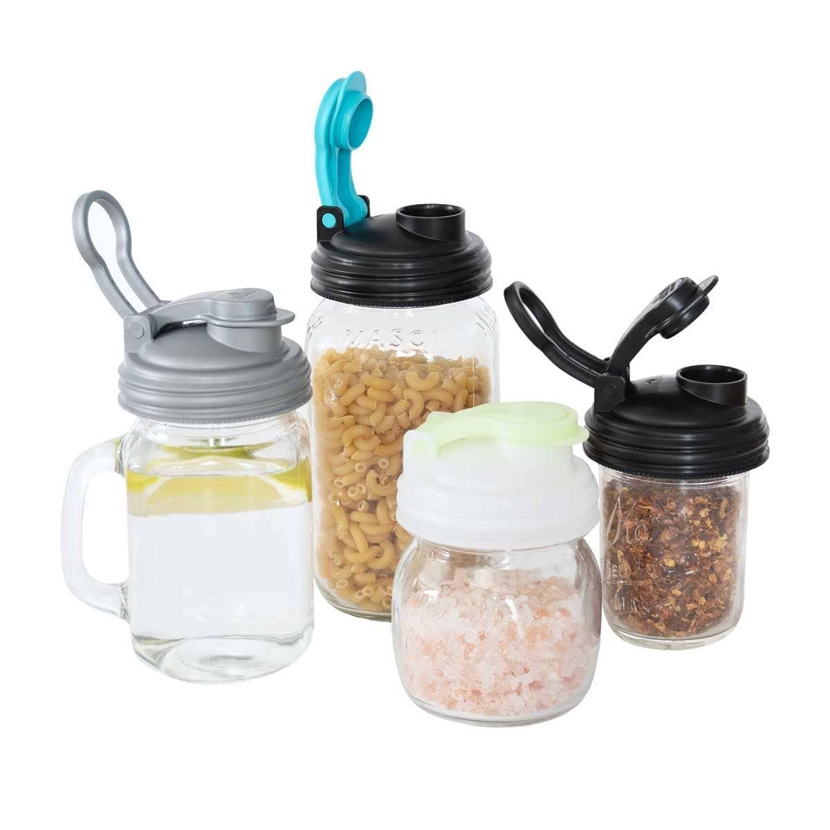 reCAP® Drinking/Pour Lid for Mason Jars (Regular Mouth)