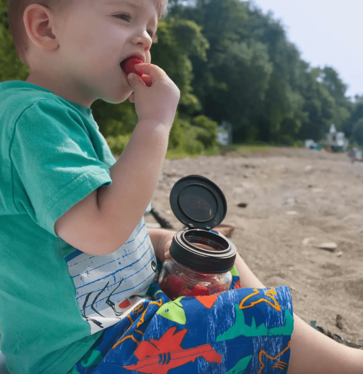 reCAP® Reusable Flip Cap Lid for Mason Jar Food Storage