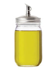 Stainless Steel Oil Cruet Lid Insert for Mason Jars