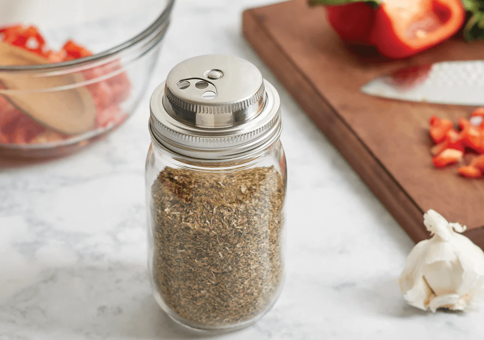 Stainless Steel Spice Lid Insert for Mason Jars | Buy Now