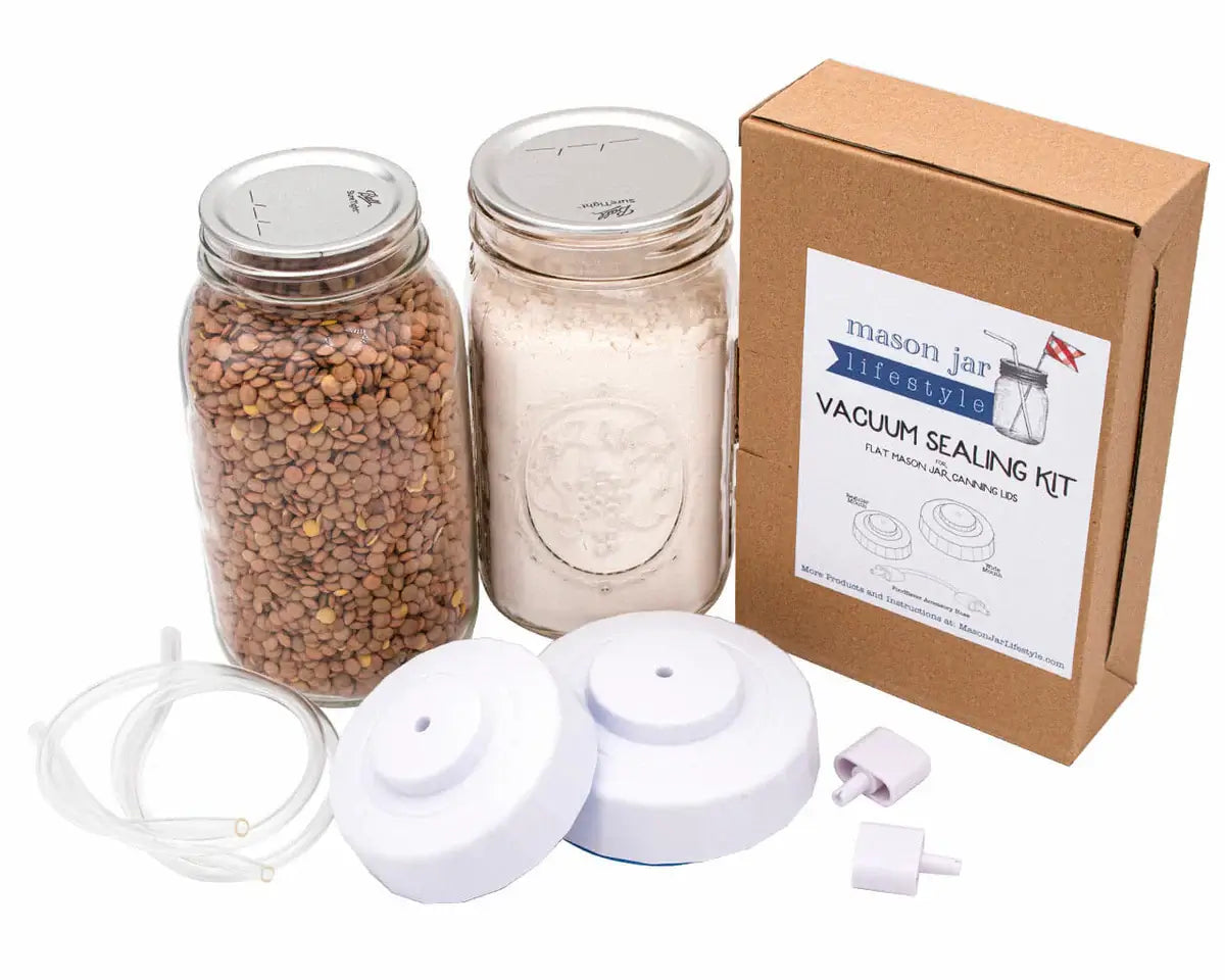 Vacuum Sealing Kit With Handpump for Mason Jars | Buy Now