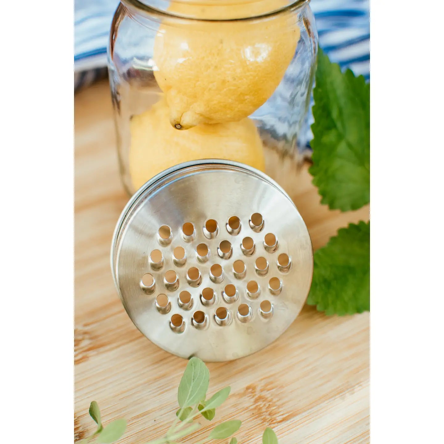 Mason Jar Grater/Shredder Lid 2 Pack - Rust Proof! | Buy Now | Henflower