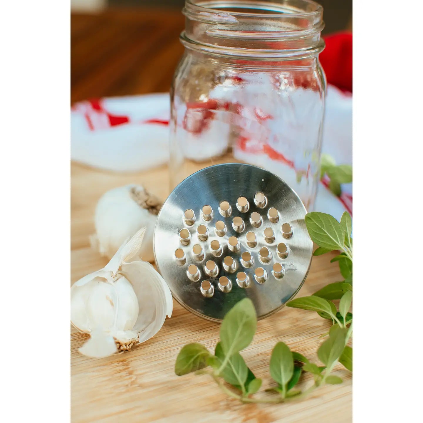 Mason Jar Grater/Shredder Lid 2 Pack - Rust Proof! | Buy Now | Henflower