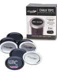 Chalk Tops Chalkboard Lid Inserts for Mason Jars (Regular or Wide Mouth)