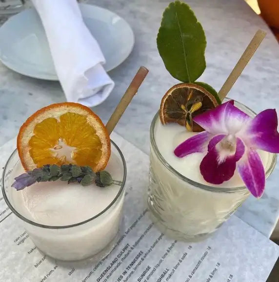 Agave Biodegradable and Home Compostable Straws For Summer Parties