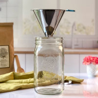 pour over titanium coffee filter for mason jars 2 cup