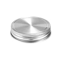 Stainless Steel Lids with Gasket for Mason Jars (Set of 4 - Wide Mouth or Regular Mouth)