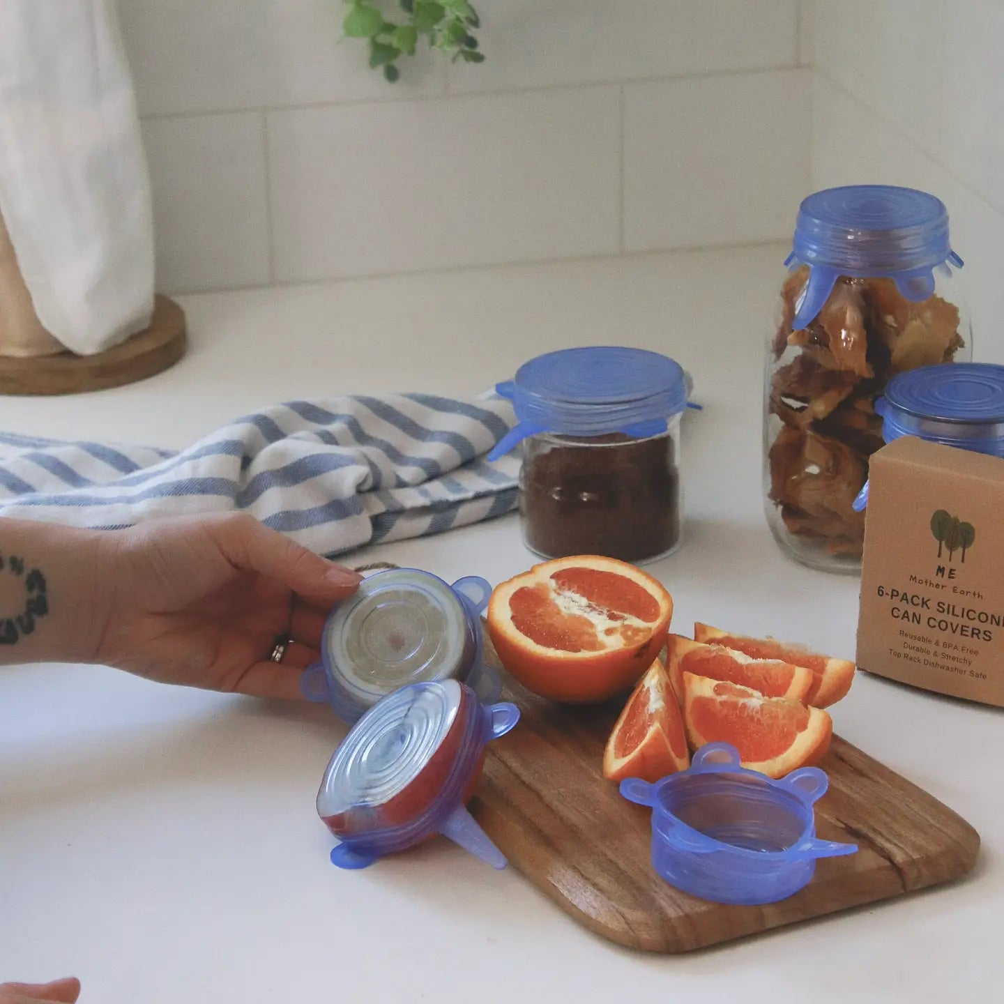 Silicone Can Covers 6-Pack | Me Mother Earth | Me Mother Earth