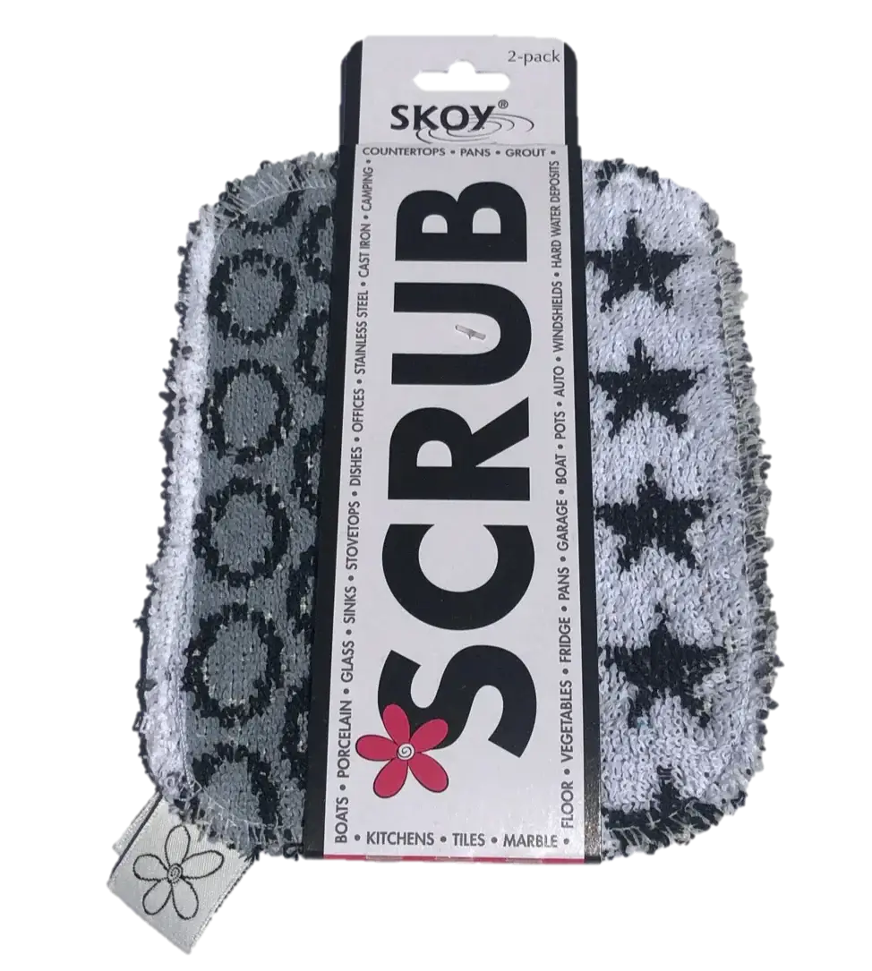 Skoy Scrub (Set of 2) Bright Colors or Black, White, and Gray