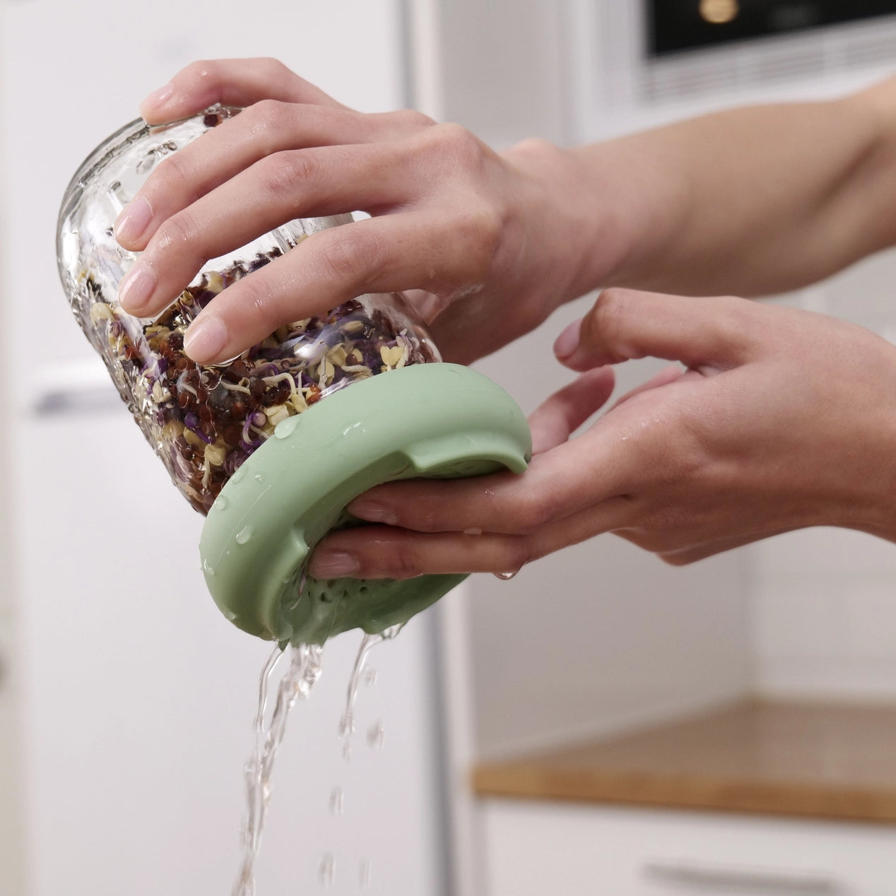 Silicone Sprouting Lid for Mason Jars | Buy Now