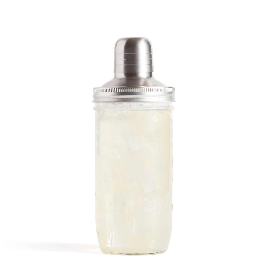 Stainless Steel Cocktail Shaker Lid Insert for Mason Jars (Regular or Wide Mouth)