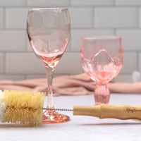 Soft Bottle Brush with Cotton Tip For Wine Glasses