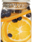 Stainless Steel Fruit Infusion Lid Insert for Mason Jars