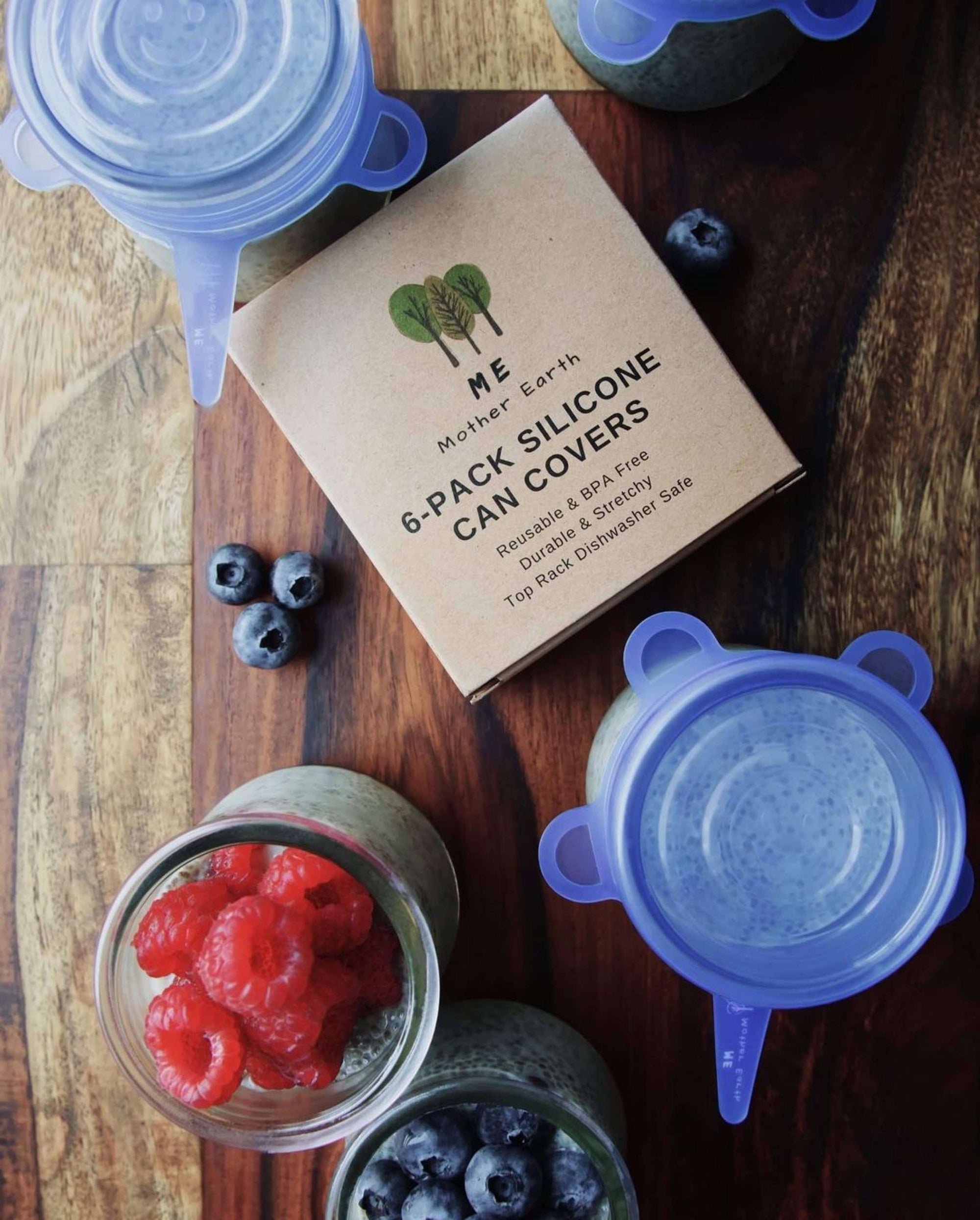 Silicone Can Covers 6-Pack | Me Mother Earth | Me Mother Earth